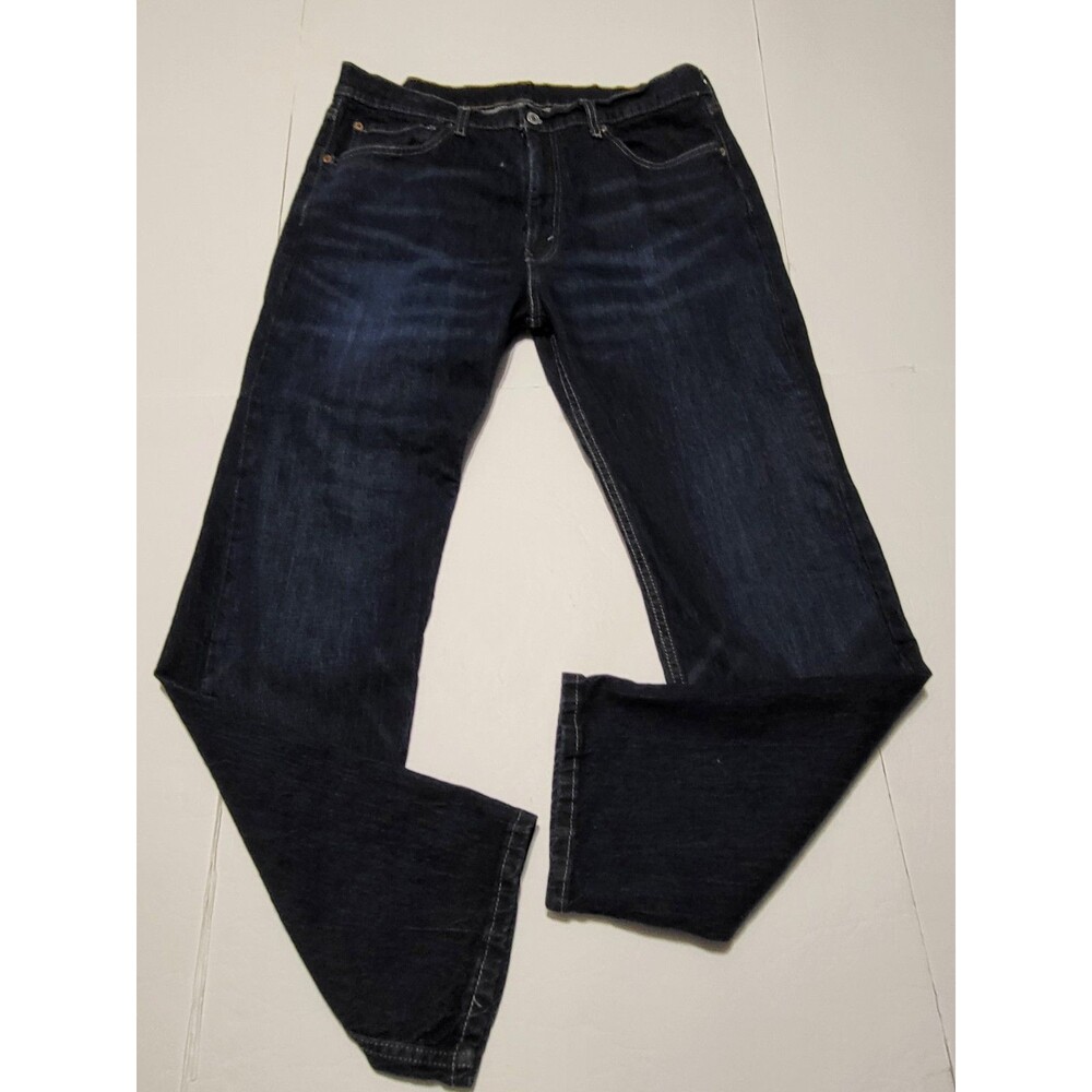Levi's 505 Men's Jeans Size 36x30, Regular Fit Dark Blue